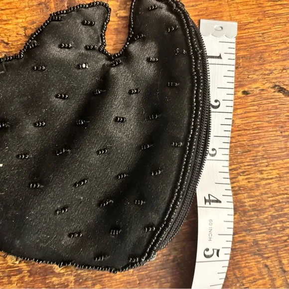 Purse Satin Beaded Fish Wristlet Wee Tiny Bag💄#dontforgetyourlipgloss💄#fire - Picture 4 of 10